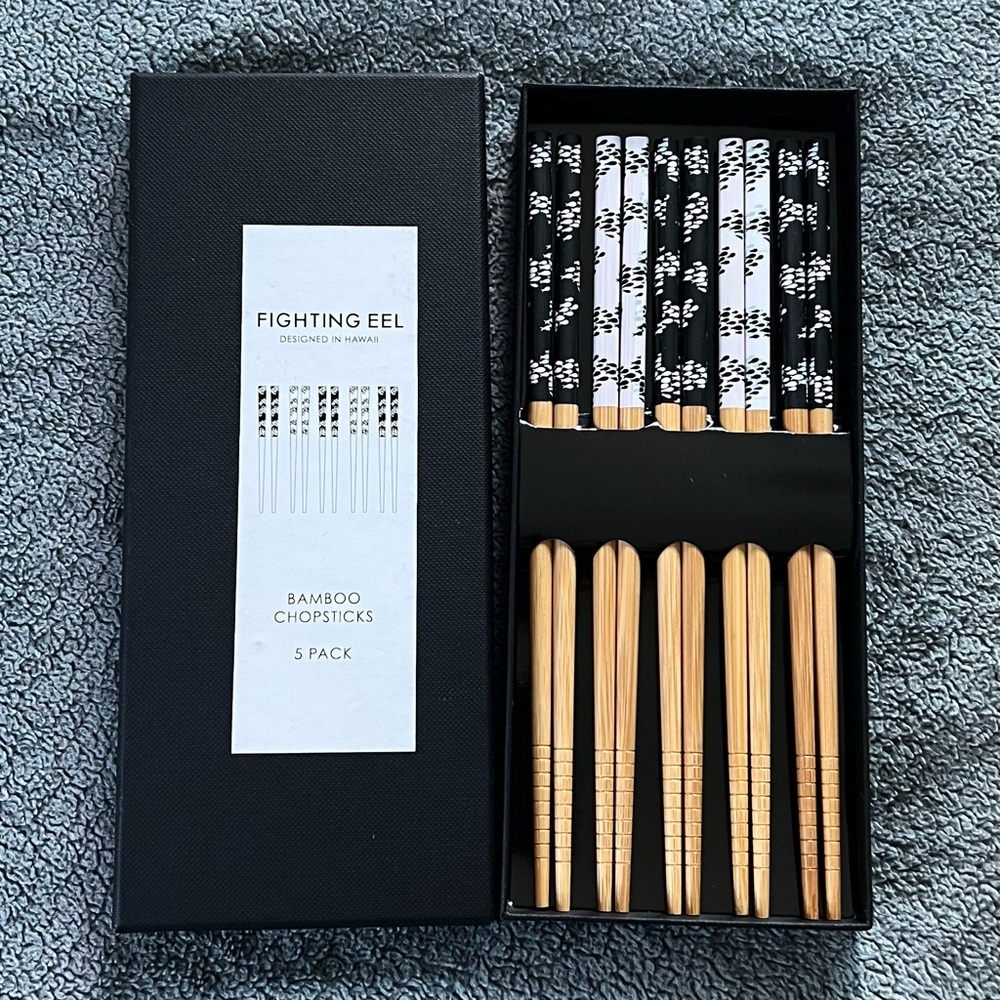 Fighting Eel Bamboo Chopsticks